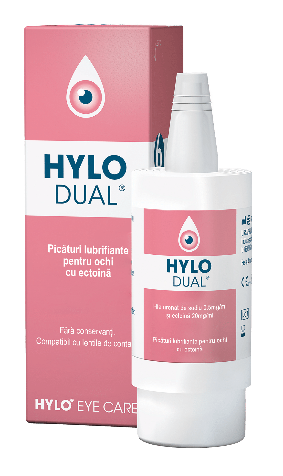 HYLO DUAL Inflamația suprafeței oculare